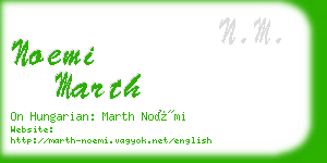 noemi marth business card